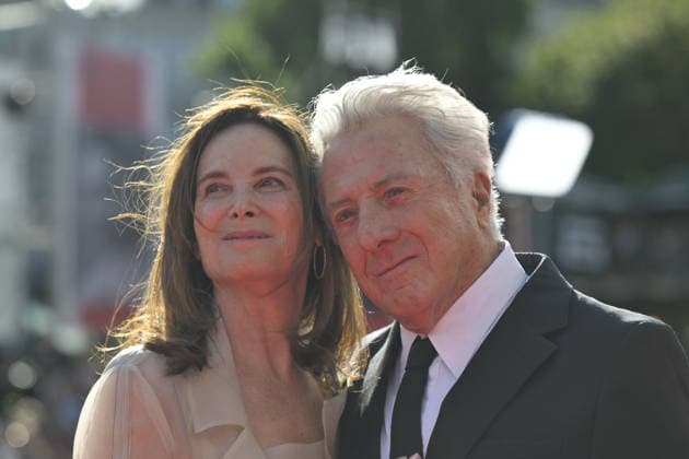 American actor Dustin Hoffman, right, and his wife Lisa arrive at the opening of the 60th Karlovy Vary International Film Festival, on June 3, 2026, in Karlovy Vary, Czech Republic. (CTKxPhoto KaterinaxSulova) CTKPhotoP2026070307071  CTKPhotoP2026070307071