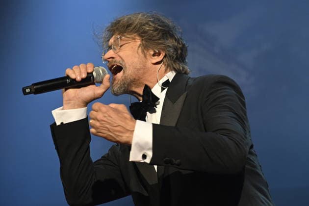 Opening of the 60th Karlovy Vary International Film Festival, on June 3, 2026, in Karlovy Vary, Czech Republic. Czech singer Dan Barta. (CTKxPhoto KaterinaxSulova) CTKPhotoP2026070307331  CTKPhotoP2026070307331