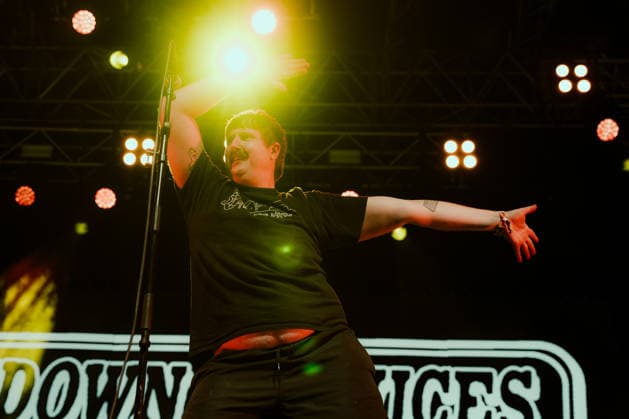Getdown Services live at Roskilde Festival 2026 Roskilde, Denmark. 03rd, July 2026. The British rock band Getdown Services performs a live concert during the Danish music festival Roskilde Festival 2026 in Roskilde. Denmark, Roskilde  Copyright: xGonzalesxPhoto MathiasxKristensenx