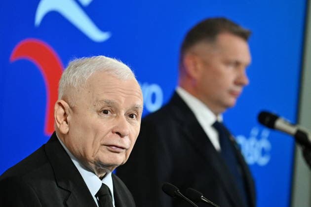 RECORD DATE NOT STATED 01.07.2026 WARSZAWA SEJM RP POSIEDZENIE SEJMU July 1, 2026 Warsaw – Sejm of the Republic of Poland – Sejm Session – Polish Parliament KONFERENCJA PRASOWA PISU N Z JAROSLAW KACZYNSKI PRZEMYSLAW CZARNEK FOT DAMIAN BURZYKOWSKI NEWSPIX.PL NEWSPIX.PL --- newspix.pl 