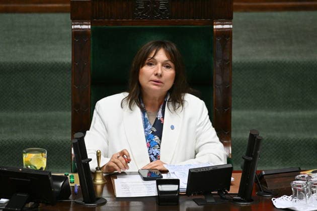 RECORD DATE NOT STATED 03.07.2026 WARSZAWA SEJM RP POSIEDZENIE SEJMU July 3, 2026 Warsaw – Sejm of the Republic of Poland – Sejm Session – Polish Parliament GLOSOWANIA N Z MONIKA WIELICHOWSKA FOT DAMIAN BURZYKOWSKI NEWSPIXPL NEWSPIX.PL --- newspix.pl 