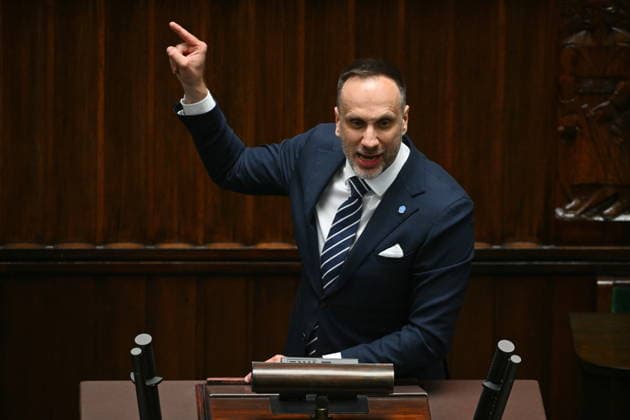 RECORD DATE NOT STATED 03.07.2026 WARSZAWA SEJM RP POSIEDZENIE SEJMU July 3, 2026 Warsaw – Sejm of the Republic of Poland – Sejm Session – Polish Parliament GLOSOWANIA N Z JANUSZ KOWALSKI FOT DAMIAN BURZYKOWSKI NEWSPIXPL NEWSPIX.PL --- newspix.pl 