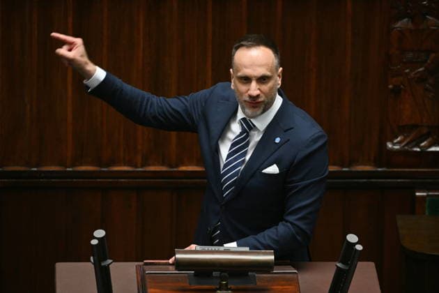 RECORD DATE NOT STATED 03.07.2026 WARSZAWA SEJM RP POSIEDZENIE SEJMU July 3, 2026 Warsaw – Sejm of the Republic of Poland – Sejm Session – Polish Parliament GLOSOWANIA N Z JANUSZ KOWALSKI FOT DAMIAN BURZYKOWSKI NEWSPIXPL NEWSPIX.PL --- newspix.pl 