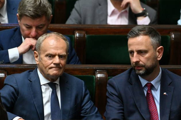 RECORD DATE NOT STATED 03.07.2026 WARSZAWA SEJM RP POSIEDZENIE SEJMU July 3, 2026 Warsaw – Sejm of the Republic of Poland – Sejm Session – Polish Parliament GLOSOWANIA N Z DONALD TUSK WLADYSLAW KOSINIAK KAMYSZ FOT DAMIAN BURZYKOWSKI NEWSPIXPL NEWSPIX.PL --- newspix.pl 