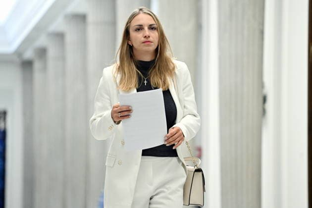 RECORD DATE NOT STATED 03.07.2026 WARSZAWA SEJM RP POSIEDZENIE SEJMU July 3, 2026 Warsaw – Sejm of the Republic of Poland – Sejm Session – Polish Parliament GLOSOWANIA N Z KINGA GAJEWSKA FOT DAMIAN BURZYKOWSKI NEWSPIXPL NEWSPIX.PL --- newspix.pl 