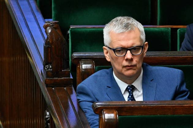 RECORD DATE NOT STATED 03.07.2026 WARSZAWA SEJM RP POSIEDZENIE SEJMU July 3, 2026 Warsaw – Sejm of the Republic of Poland – Sejm Session – Polish Parliament GLOSOWANIA N Z TOMASZ SIEMONIAK FOT DAMIAN BURZYKOWSKI NEWSPIXPL NEWSPIX.PL --- newspix.pl 