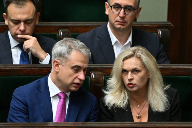 RECORD DATE NOT STATED 03.07.2026 WARSZAWA SEJM RP POSIEDZENIE SEJMU July 3, 2026 Warsaw – Sejm of the Republic of Poland – Sejm Session – Polish Parliament GLOSOWANIA N Z KRZYSZTOF GAWKOWSKI BARBARA NOWACKA FOT DAMIAN BURZYKOWSKI NEWSPIXPL NEWSPIX.PL --- newspix.pl 