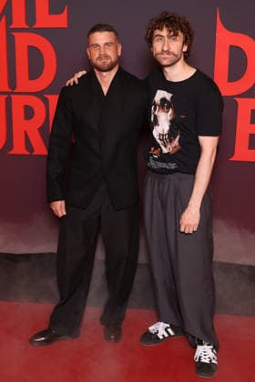 Evil Dead Burn Premiere - Paris Sebastien Vanicek and Florent Bernard attends the Evil Dead Burn Paris Premiere at Grand Rex on July 03, 2026 in Paris, France. Photo by Jerome Domine ABACAPRESS.COM Paris France  Copyright: xDominexJerome ABACAx