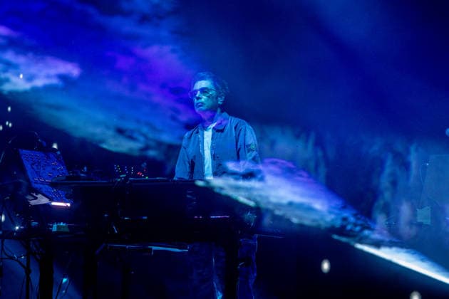Jean Michel Jarre Concert at Noches del Botánico French electronic music composer and performer Jean Michel Jarre during a performance at the Noches del Botánico festival on July 3, 2026, in Madrid, Spain. This French artist, a pioneer of electronic music, is known for his songs Oxygène Part IV, Équinoxe Part IV, Magnetic Fields Part II, and Fourth Rendez-Vous, among others. Spain  Copyright: xRicardoxRubiox 7641494