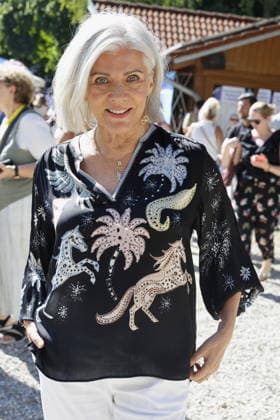 Saskia Greipl Charity Sommerfest 2026 Birgit Schrowange beim Greipl Charity Sommerfest zugunsten von LichtBlick Seniorenhilfe e.V. im Prof. Erich Greipl Stadion. Ismaning, 03.07.2026 Ismanin b.München Stadion Ismaning Bayern D *** Saskia Greipl Charity Summer Festival 2026 Birgit Schrowange at the Greipl Charity Summer Festival to benefit LichtBlick Seniorenhilfe e.V. at the Prof. Erich Greipl Stadium in Ismaning, July 3, 2026, Ismaning near Munich, Ismaning Stadium, Bavaria, Germany Copyright: xAgenturxMatthiasxWehnertx xReinhardxZichyx