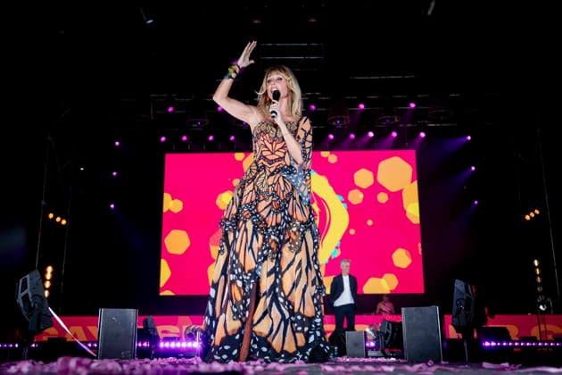 MADO’s Campanadas de la Diversidad Celebration Emma García during the festive and advocacy event Campanadas de la Diversidad, on July 3, 2026, in Madrid, Spain. This musical event, part of the official activities of the capital’s LGBTIQ Pride festivities and held on the main stage in Plaza de Espana, features live performances and appearances by singers Natalia, María Peláe, Vicco, Soraya, and a surprise performance, as well as hosting the presentation of the Mr. Gay Spain A Pé Special Award. MADRID, Spain MADRID, Spain Spain  Copyright: xA.xPÃ rezxMecax 7642642
