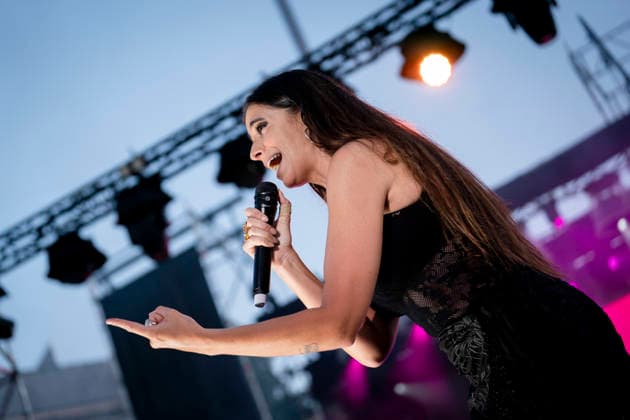 MADO María Peláe’s Campanadas de la Diversidad Celebration during the festive and advocacy event Campanadas de la Diversidad, on July 3, 2026, in Madrid, Spain. This musical event, part of the official activities of the capital’s LGBTIQ Pride festivities and held on the main stage in Plaza de Espana, features live performances and appearances by singers Natalia, María Peláe, Vicco, Soraya, and a surprise performance, as well as hosting the presentation of the Mr. Gay Spain A Pé Special Award MADRID, Spain MADRID, Spain Spain  Copyright: xA.xPÃ rezxMecax 7642678
