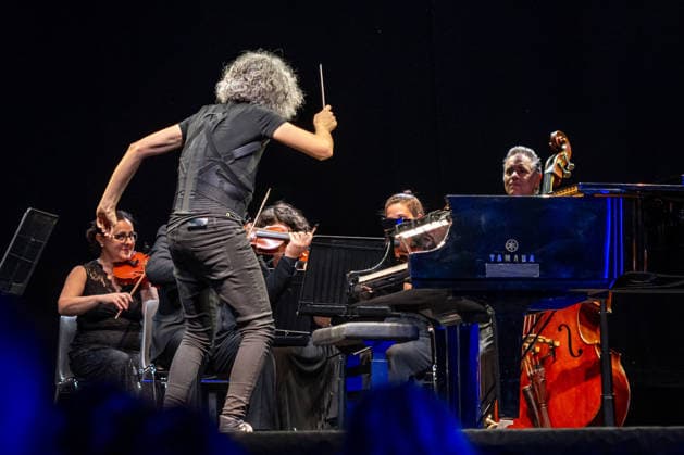 Music Concert - Giovanni Allevi - Piani e Archi - Summer 2026 Giovanni Allevi performs live with the strings of the Orchestra Sinfonica Italiana during Giovanni Allevi - Piani e Archi - Summer 2026, Music Concert in Bollate (Milan), Italy, July 03 2026 Bollate (Milan) Villa Arconati Festival Italy Copyright: xGiuseppexSpinozzix xLiveMediax LPM_2548363