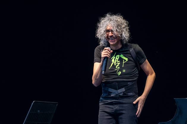 IPA86357099 - Giovanni Allevi performs live during the Giovanni Allevi - Piani e Archi - Summer 2026 music concert in Bollate (Milan), Italy, on July 3, 2026  Copyright: xGiuseppexSpinozzi LiveMediax xx 86357099
