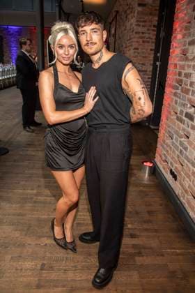 ABB NEWFACES- Kim Schiele and Willi Banner zu Gast beim NEW FACES AWARD STYLE 2026 im Telegraphenamt in Berlin am 03.07.2026 Berlin Deutschland *** ABB NEWFACES Kim Schiele and Willi Banner attend the NEW FACES AWARD STYLE 2026 at the Telegraphenamt in Berlin on July 3, 2026, Berlin, Germany