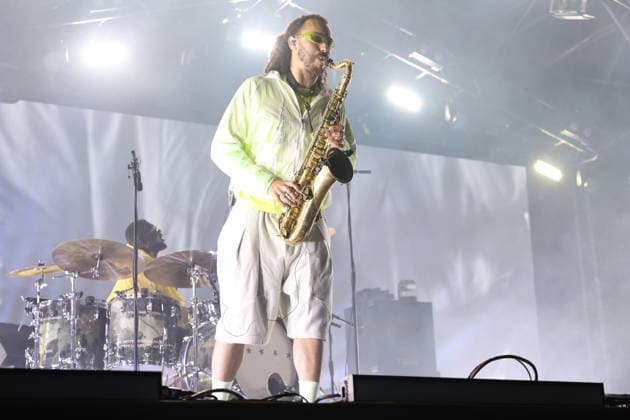 Ezra Collective and Leona Lewis perform at Love Supreme Jazz Festival, UK Glynde Place nr Lewes, East Sussex, UK, Love Supreme Jazz Festival 2026 on 3 July 2026 Ezra Collective with special guest Leona Lewis perform as headliners at Day 1 of Europe™s largest outdoor summer jazz festival. Band members include drummer and bandleader - Femi Koleoso, tenor saxophonist - James Mollison, Credit:Andy Sturmey Andrew Sturmey - B1114 Avalon United Kingdom, East Sussex, Glynde Place, Lewes  Copyright: xAndyxSturmeyx xAndrewxSturmeyx-xB1114x xAvalonx 1114241241