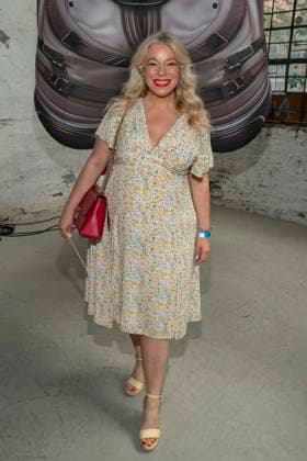 ABB HOERMANSEDER- Caterina Pogorzelski zu Gast auf der Marina Hoermanseder Runway Show Spring Summer 2027 bei der Fashion Week Berlin im Haus der Visionaere in Berlin am 03.07.2026 Berlin Deutschland *** ABB HOERMANSEDER s Caterina Pogorzelski attended the Marina Hoermanseder Spring Summer 2027 Runway Show during Berlin Fashion Week at the Haus der Visionaere in Berlin on July 3, 2026, Berlin, Germany