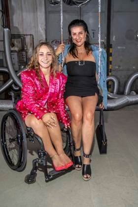 ABB HOERMANSEDER- Kristina Vogel und Stefanie Dettman zu Gast auf der Marina Hoermanseder Runway Show Spring Summer 2027 bei der Fashion Week Berlin im Haus der Visionaere in Berlin am 03.07.2026 Berlin Deutschland *** ABB HOERMANSEDER s Kristina Vogel and Stefanie Dettman attended the Marina Hoermanseder Spring Summer 2027 Runway Show during Berlin Fashion Week at the Haus der Visionaere in Berlin on July 3, 2026, Berlin, Germany