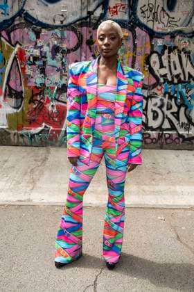ABB HOERMANSEDER- Nikeata Thompson zu Gast auf der Marina Hoermanseder Runway Show Spring Summer 2027 bei der Fashion Week Berlin im Haus der Visionaere in Berlin am 03.07.2026 Berlin Deutschland *** ABB HOERMANSEDER s Nikeata Thompson attended the Marina Hoermanseder Spring Summer 2027 Runway Show at Berlin Fashion Week at the Haus der Visionaere in Berlin on July 3, 2026, Berlin, Germany