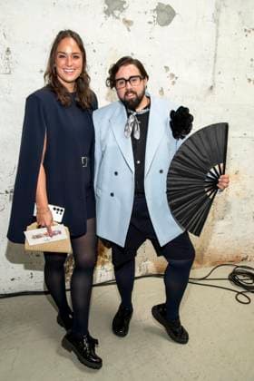 ABB HOERMANSEDER- Saskia Grimm und Steven Preisner zu Gast auf der Marina Hoermanseder Runway Show Spring Summer 2027 bei der Fashion Week Berlin im Haus der Visionaere in Berlin am 03.07.2026 Berlin Deutschland *** ABB HOERMANSEDER s Saskia Grimm and Steven Preisner attended the Marina Hoermanseder Spring Summer 2027 Runway Show during Berlin Fashion Week at the Haus der Visionaere in Berlin on July 3, 2026, Berlin, Germany