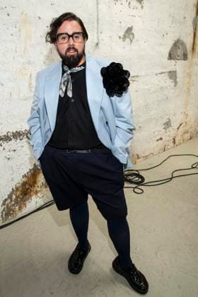 ABB HOERMANSEDER- Steven Preisner zu Gast auf der Marina Hoermanseder Runway Show Spring Summer 2027 bei der Fashion Week Berlin im Haus der Visionaere in Berlin am 03.07.2026 Berlin Deutschland *** ABB HOERMANSEDER Steven Preisner as a guest at the Marina Hoermanseder Spring Summer 2027 Runway Show during Berlin Fashion Week at the Haus der Visionaere in Berlin on July 3, 2026, Berlin, Germany