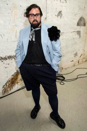 ABB HOERMANSEDER- Steven Preisner zu Gast auf der Marina Hoermanseder Runway Show Spring Summer 2027 bei der Fashion Week Berlin im Haus der Visionaere in Berlin am 03.07.2026 Berlin Deutschland *** ABB HOERMANSEDER Steven Preisner as a guest at the Marina Hoermanseder Spring Summer 2027 Runway Show during Berlin Fashion Week at the Haus der Visionaere in Berlin on July 3, 2026, Berlin, Germany