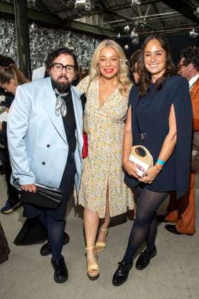 ABB HOERMANSEDER- Steven Preisner, Caterina Pogorzelski und Saskia Grimm zu Gast auf der Marina Hoermanseder Runway Show Spring Summer 2027 bei der Fashion Week Berlin im Haus der Visionaere in Berlin am 03.07.2026 Berlin Deutschland *** ABB HOERMANSEDER’s Steven Preisner, Caterina Pogorzelski, and Saskia Grimm attended the Marina Hoermanseder Spring Summer 2027 Runway Show during Berlin Fashion Week at the Haus der Visionaere in Berlin on July 3, 2026, Berlin, Germany