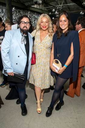 ABB HOERMANSEDER- Steven Preisner, Caterina Pogorzelski und Saskia Grimm zu Gast auf der Marina Hoermanseder Runway Show Spring Summer 2027 bei der Fashion Week Berlin im Haus der Visionaere in Berlin am 03.07.2026 Berlin Deutschland *** ABB HOERMANSEDER’s Steven Preisner, Caterina Pogorzelski, and Saskia Grimm attended the Marina Hoermanseder Spring Summer 2027 Runway Show during Berlin Fashion Week at the Haus der Visionaere in Berlin on July 3, 2026, Berlin, Germany