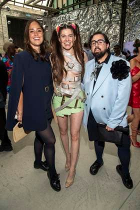 ABB HOERMANSEDER- Saskia Grimm, Klaudia Giez und Steven Preisner zu Gast auf der Marina Hoermanseder Runway Show Spring Summer 2027 bei der Fashion Week Berlin im Haus der Visionaere in Berlin am 03.07.2026 Berlin Deutschland *** ABB HOERMANSEDER’s Saskia Grimm, Klaudia Giez, and Steven Preisner attended the Marina Hoermanseder Spring Summer 2027 Runway Show at Berlin Fashion Week at the Haus der Visionäre in Berlin on July 3, 2026, Berlin, Germany