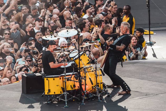 Metallica live at London Stadium, London, UK, 03 July 2026 Metallica M72 World Tour Lars Ulrich & James Hetfield London Stadium Stratford, London Friday 3rd July London Stadium Stratford, London Friday 3rd July, Credit:Justine Louise Avalon  Copyright: xJustinexLouisex xAvalonx 1114239880