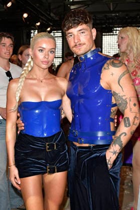 Kim Schiele und Willi Banner bei der Marina Hoermanseder Fashion Show auf der Berlin Fashion Week S S 2027 im Haus der Visionäre. Berlin, 03.07.2026 *** Kim Schiele and Willi Banner at the Marina Hoermanseder Fashion Show during Berlin Fashion Week S S 2027 at the Haus der Visionäre in Berlin, July 3, 2026 Foto:xM.xBehrensx xFuturexImagex hoermannseder_6751