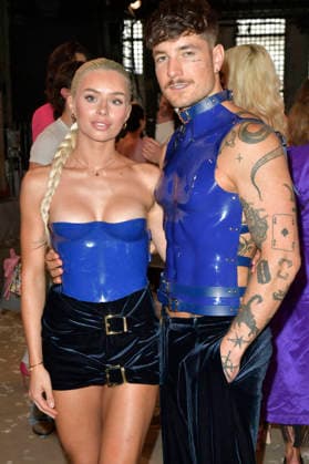 Kim Schiele und Willi Banner bei der Marina Hoermanseder Fashion Show auf der Berlin Fashion Week S S 2027 im Haus der Visionäre. Berlin, 03.07.2026 *** Kim Schiele and Willi Banner at the Marina Hoermanseder Fashion Show during Berlin Fashion Week S S 2027 at the Haus der Visionäre in Berlin, July 3, 2026 Foto:xM.xBehrensx xFuturexImagex hoermannseder_6752