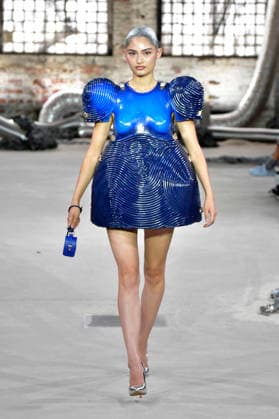 Model bei der Marina Hoermanseder Fashion Show auf der Berlin Fashion Week S S 2027 im Haus der Visionäre. Berlin, 03.07.2026 *** Model at the Marina Hoermanseder fashion show during Berlin Fashion Week S S 2027 at the Haus der Visionäre in Berlin, July 3, 2026 Foto:xM.xBehrensx xFuturexImagex hoermannseder_6767