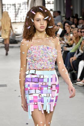 Model bei der Marina Hoermanseder Fashion Show auf der Berlin Fashion Week S S 2027 im Haus der Visionäre. Berlin, 03.07.2026 *** Model at the Marina Hoermanseder fashion show during Berlin Fashion Week S S 2027 at the Haus der Visionäre in Berlin, July 3, 2026 Foto:xM.xBehrensx xFuturexImagex hoermannseder_6780