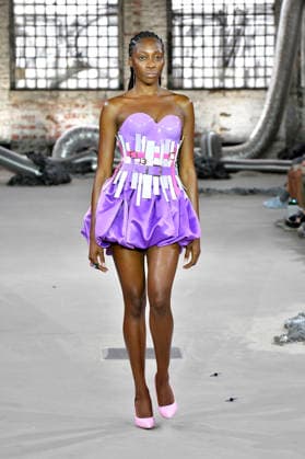 Model bei der Marina Hoermanseder Fashion Show auf der Berlin Fashion Week S S 2027 im Haus der Visionäre. Berlin, 03.07.2026 *** Model at the Marina Hoermanseder fashion show during Berlin Fashion Week S S 2027 at the Haus der Visionäre in Berlin, July 3, 2026 Foto:xM.xBehrensx xFuturexImagex hoermannseder_6803