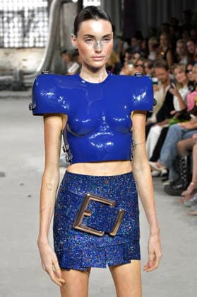Model bei der Marina Hoermanseder Fashion Show auf der Berlin Fashion Week S S 2027 im Haus der Visionäre. Berlin, 03.07.2026 *** Model at the Marina Hoermanseder fashion show during Berlin Fashion Week S S 2027 at the Haus der Visionäre in Berlin, July 3, 2026 Foto:xM.xBehrensx xFuturexImagex hoermannseder_6808
