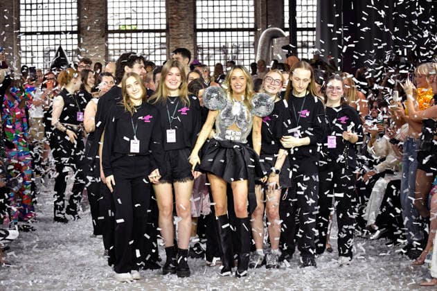 Marina Hoermanseder mit Models bei der Marina Hoermanseder Fashion Show auf der Berlin Fashion Week S S 2027 im Haus der Visionäre. Berlin, 03.07.2026 *** Marina Hoermanseder with models at the Marina Hoermanseder Fashion Show during Berlin Fashion Week S S 2027 at the Haus der Visionäre in Berlin, July 3, 2026 Foto:xM.xBehrensx xFuturexImagex hoermannseder_6822