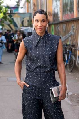 Mode, Berlin Fashion Week, Gäste der Kilian Kerner Modenschau ABB KERNER- Annabelle Mandeng zu Gast bei der Kilan Kerner SPRING SUMMER 2027 auf der Fashion Week in der Skaterhalle in Berlin am 03.07.2026 Berlin Deutschland *** ABB KERNER s Annabelle Mandeng as a guest at the Kilan Kerner SPRING SUMMER 2027 show during Fashion Week at the Skaterhalle in Berlin on July 3, 2026, Berlin, Germany