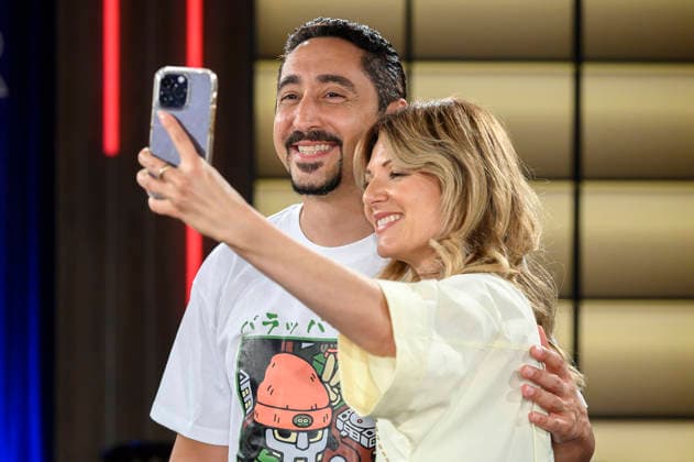 Eko Fresh und Ella Endlich bei der Aufzeichnung der WDR-Talkshow Kölner Treff im WDR Studio BS 3. Köln, 03.07.2026 *** Eko Fresh and Ella Endlich at the taping of the WDR talk show Kölner Treff at WDR Studio BS 3 in Cologne, July 3, 2026 Foto:xW.xRanderathx xFuturexImagex koelner_treff0307_6719