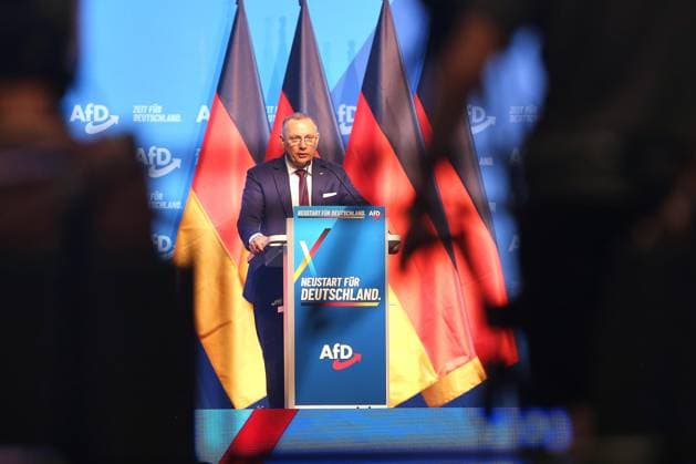 Erfurt, Thüringen, Deutschland, 04.07.2026: Messe: AfD-Bundesparteitag: Tino Chrupalla *** Erfurt, Thuringia, Germany, July 4, 2026: AfD National Party Convention, Tino Chrupalla Copyright: xdtsxNachrichtenagenturx dts_126292