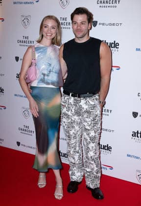 Hayley Morris and Joel Wood attends the Peugeot Attitude PRIDE Awards Europe 2026, supported by British Airways, at The Chancery Rosewood in London, England. UK. Friday 3rd July 2026. Copyright: xJamesxWarrenx PRIDE AWARDS EUROPE 202631
