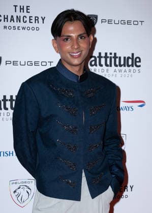 Jason Patel attends the Peugeot Attitude PRIDE Awards Europe 2026, supported by British Airways, at The Chancery Rosewood in London, England. UK. Friday 3rd July 2026. Copyright: xJamesxWarrenx PRIDE AWARDS EUROPE 202641