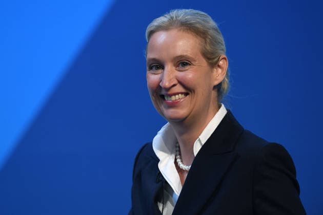 17. Bundesparteitag der Alternative für Deutschland am 04.07.2026 in der Messe Erfurt in Erfurt Dr. Alice Weidel ( Bundessprecherin und Kanzlerkandidatin AfD ) *** 17th Federal Party Convention of the Alternative for Germany on July 4, 2026, at the Erfurt Exhibition Center in Erfurt; Dr. Alice Weidel, Federal Spokesperson and AfD candidate for chancellor xRx