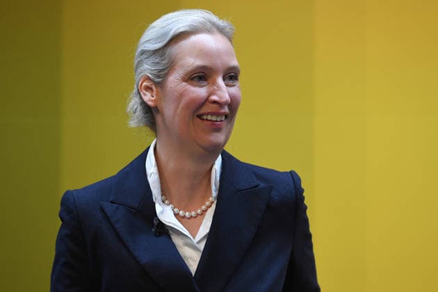 17. Bundesparteitag der Alternative für Deutschland am 04.07.2026 in der Messe Erfurt in Erfurt Dr. Alice Weidel ( Bundessprecherin und Kanzlerkandidatin AfD ) *** 17th Federal Party Convention of the Alternative for Germany on July 4, 2026, at the Erfurt Exhibition Center in Erfurt; Dr. Alice Weidel, Federal Spokesperson and AfD candidate for chancellor xRx