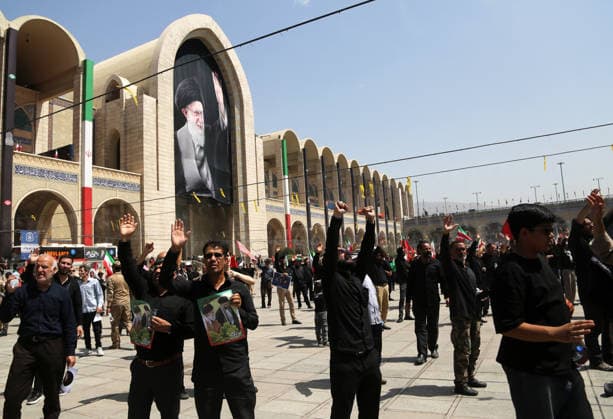 Farewell ceremony held for late Iranian Supreme Leader Ali Khamenei TEHRAN, IRAN - JULY 04: Tens of thousands of people gather during a farewell ceremony for late Iranian Supreme Leader Ali Khamenei at the Imam Khomeini Mosalla Mosque in Tehran, Iran on July 04, 2026. Attendees from various Iranian cities and abroad experienced emotional moments during the event, which began at 06:00 a.m. local time. Fatemeh Bahrami Anadolu Tehran Iran. Editorial use only. Please get in touch for any other usage.  Copyright: x2026xAnadoluxFatemehxBahramix