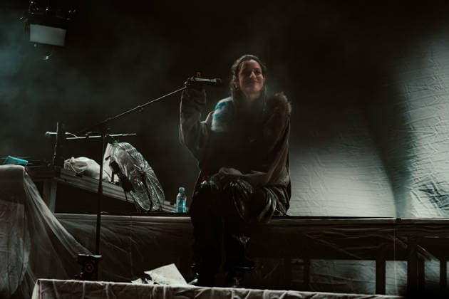 Oklou live at Roskilde Festival 2026 Roskilde, Denmark. 03rd, July 2026. The French singer and musician Oklou performs a live concert during the Danish music festival Roskilde Festival 2026 in Roskilde. Denmark, Roskilde  Copyright: xGonzalesxPhoto MathiasxKristensenx