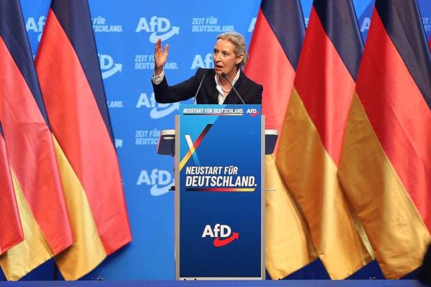 Erfurt, Thüringen, Deutschland, 04.07.2026: Messe: AfD-Bundesparteitag: Alice Weidel *** Erfurt, Thuringia, Germany, July 4, 2026, AfD National Party Convention, Alice Weidel Copyright: xdtsxNachrichtenagenturx dts_126304