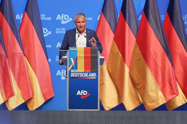Erfurt, Thüringen, Deutschland, 04.07.2026: Messe: AfD-Bundesparteitag: Björn Höcke *** Erfurt, Thuringia, Germany, July 4, 2026, AfD National Party Convention, Björn Höcke Copyright: xdtsxNachrichtenagenturx dts_126315