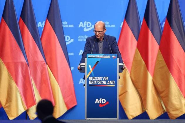 Erfurt, Thüringen, Deutschland, 04.07.2026: Messe: AfD-Bundesparteitag: Stefan Möller *** Erfurt, Thuringia, Germany, July 4, 2026, AfD Federal Party Convention, Stefan Möller Copyright: xdtsxNachrichtenagenturx dts_126332