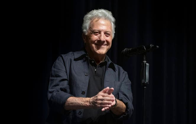 The 60th Karlovy Vary International Film Festival continued on its second day, in Karlovy Vary, Czech Republic, on July 4, 2026. American actor Dustin Hoffman introduced film The Graduate . (CTKxPhoto KaterinaxSulova) CTKPhotoP2026070404179  CTKPhotoP2026070404179